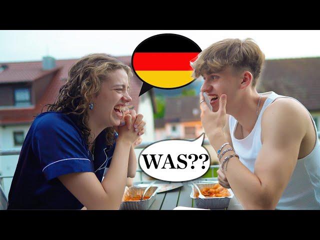 Speaking ONLY GERMAN With my Brother for 20-minutes (A2 beginner level) 