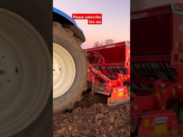 Land preparation for sowing is highly efficient! #maschio #newholland #seeder#plowing #agricultural