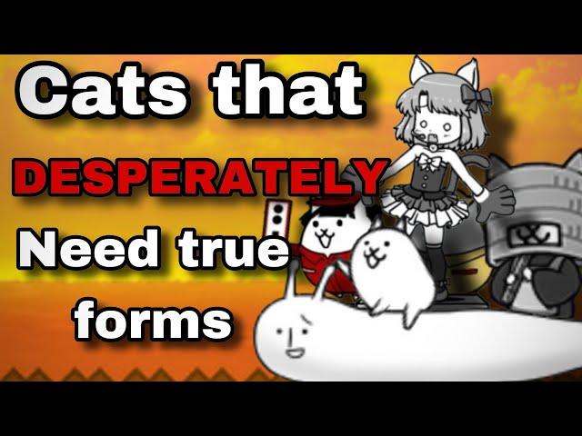 Cats that DESPERATELY need true forms (the battle cats) | early morning humor