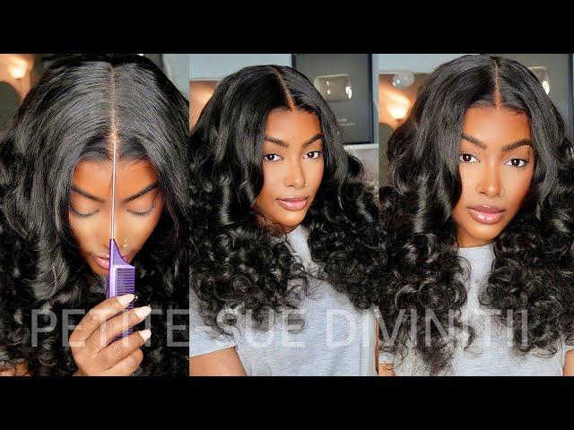 SUPER CLASSY Voluminous Glueless HD 9X6 M Cap Lace Closure wig! ft. OQ Hair | PETITE-SUE DIVINITII