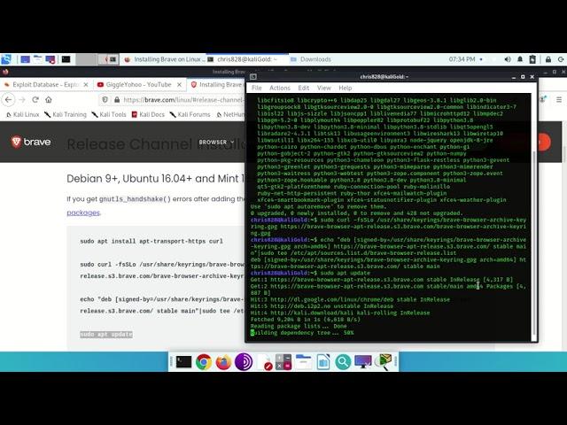 How To Install BRAVE BROWSER On Kali Linux