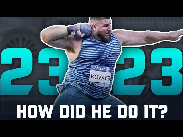 How Joe Kovacs Threw Over 23 Meters | Shot Put Analysis