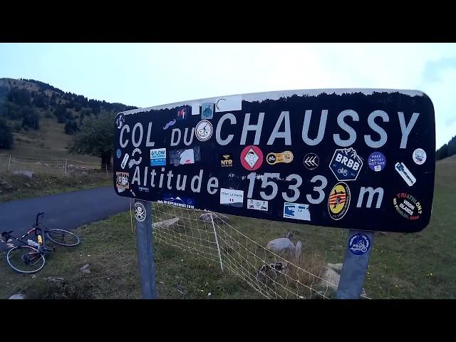 Climbing Col du Chaussy (1533 m) via Lacets de Montvernier, Cycling Alps, France, HD