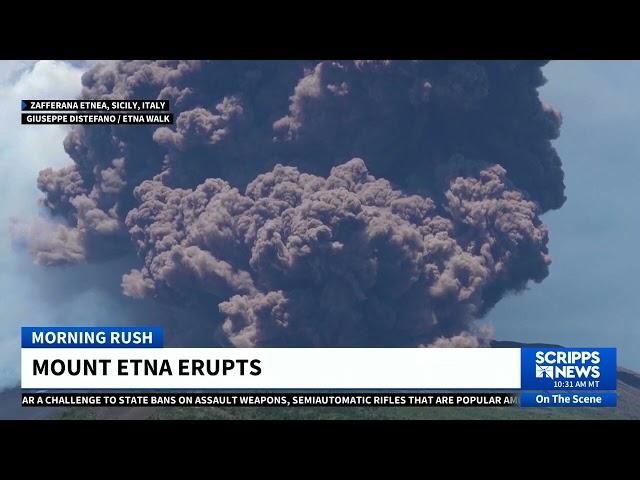 Italy's Mount Etna erupts, most powerful since 2014