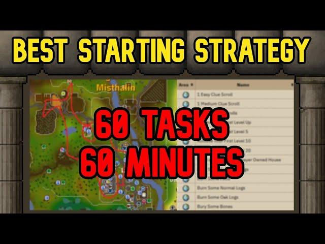 FASTEST WAY TO UNLOCK FIRST REGION - Leagues 5 Guide OSRS