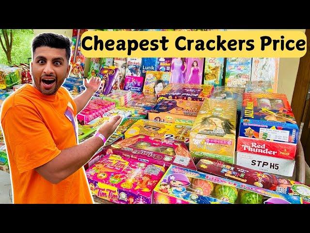 CHEAPEST CRACKERS 2024 IN DELHI NCR | DIFFERENT TYPES OF CRACKERS | Retail | THAKURSAURAVVLOG