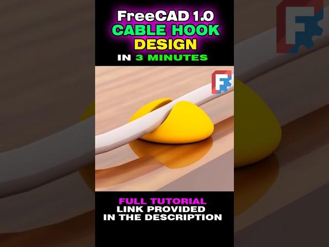 FreeCAD 1.0 Tutorial | How to use FreeCAD for beginners | Easy to learn FreeCAD Lessons #freecad