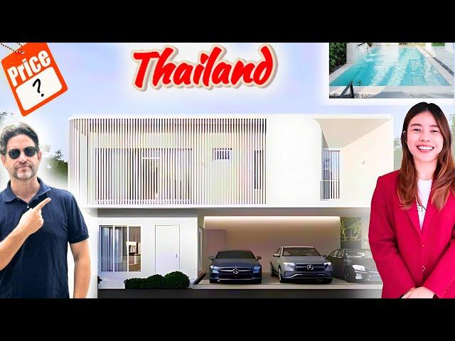 STUNNING Pool Villa For Sale In Bangkok, Thailand. (full tour & price)