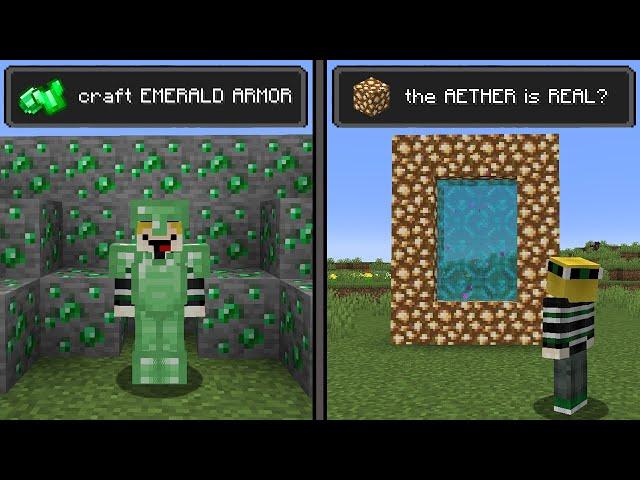 Minecraft if every Minecraft MYTH was REAL