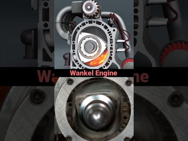 internal combustion wankel engine  /; rotary Felix wankel #technology #automobile #machine #bike