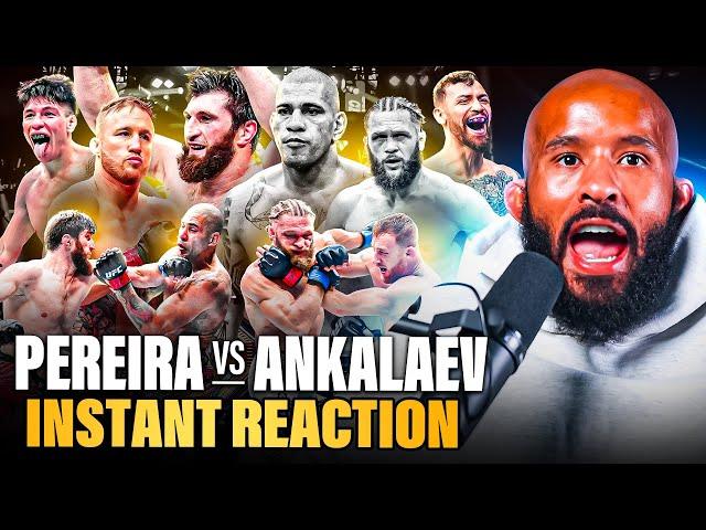 "NO CHAMA!" | PEREIRA vs ANKALAEV INSTANT REACTION!