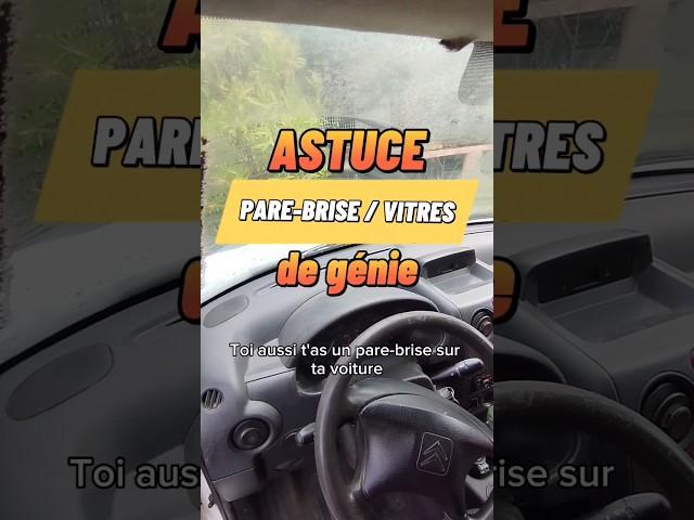 Fabrique un produit très efficace pour les vitres de ta #voiture et #maison #astuce