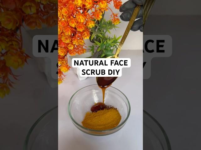 How to make face scrub. DIY natural face scrub. #skincare #facescrub #skincaretips #naturalskincare