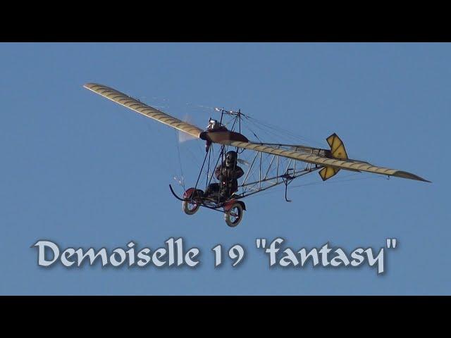 "maiden flight" Demoiselle 19 "fantasy"  in-house construction Rainer Mattle