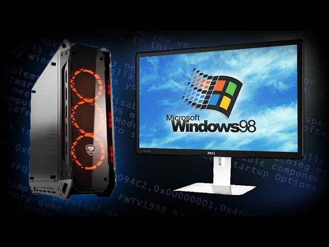 Установится ли Windows 98 на современный мощный ПК? (i9 9900K+ Z390) Часть 1