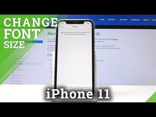 How to Change Text Size in iPhone 11 – Set Up Text Size