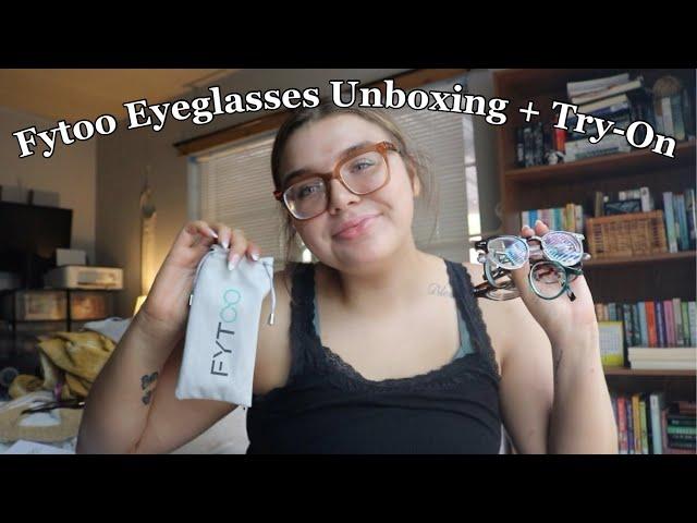 Fytoo Eyeglasses Unboxing Haul + Try On ~ affordable glasses