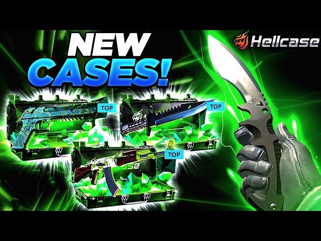 KNIFE PULL FROM NEW CASES ON HELLCASE !! ?! ! HELLCASE PROMO CODE 2025 ! HELLCASE CASE OPENING !