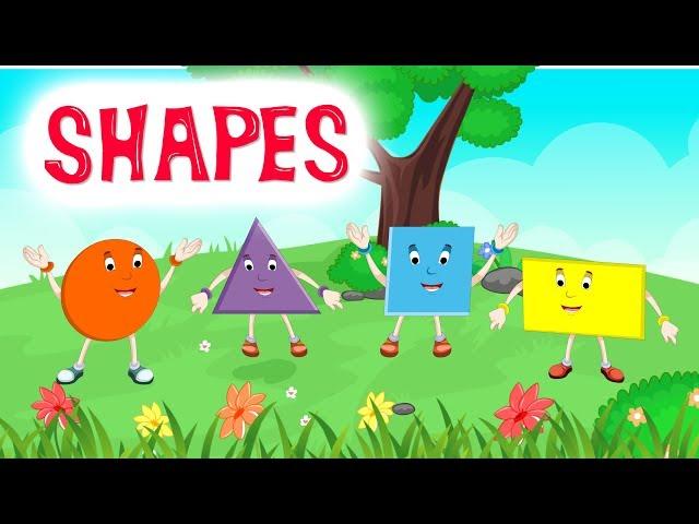 Shapes | Shapes Song | shapes rhymes | Shape songs for kids | Kidda Junction