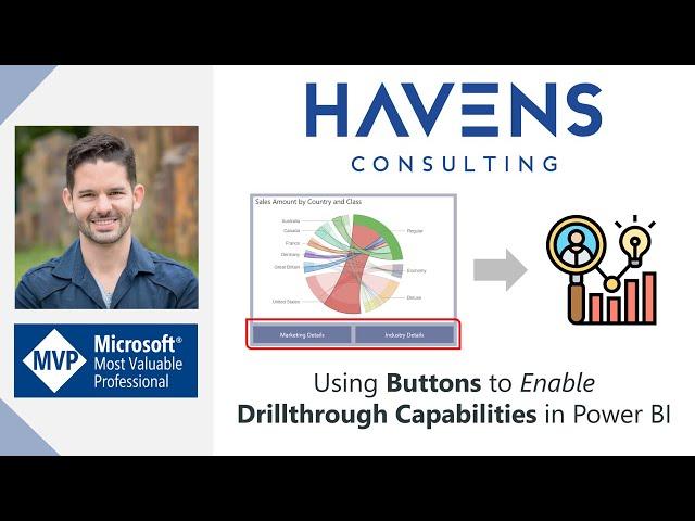 Using Buttons to Enable Drillthrough Capabilities in Power BI
