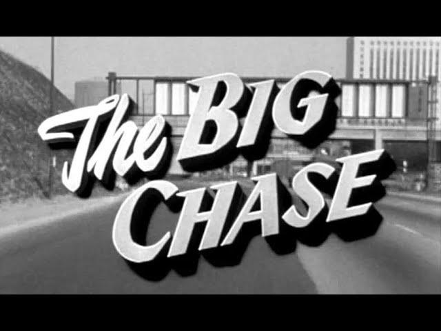 The Big Chase (1954) Cool 50s cars! | Glen Langan, Lon Chaney, Jr. | Dig that Nash cop car!