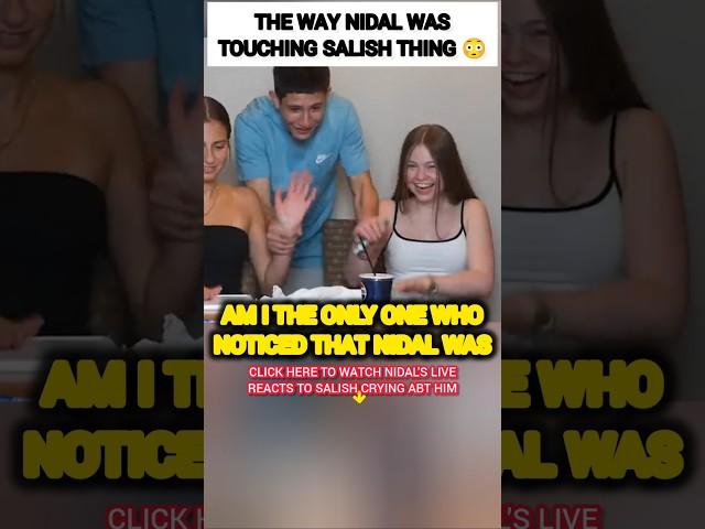 The WAY Nidal Wonder was TOUCHING Salish Matter thing?#nalish #shorts #trending #viral #funny #love