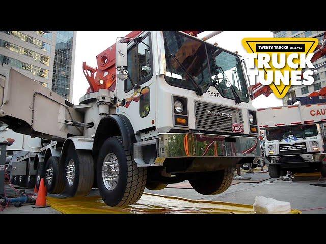 Concrete Boom Pump for Children | Truck Tunes for Kids | Twenty Trucks Channel