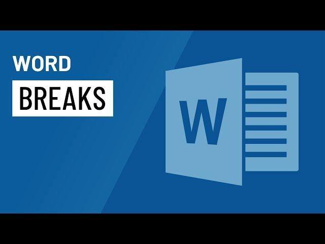 Word: Breaks