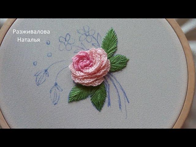 МК. Бразильская вышивка. Розовая нежность. Часть 1. Brazilian embroidery. Pink tenderness. Part 1.