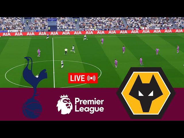 [LIVE] Tottenham Hotspur vs Wolves Premier League 23/24 Full Match - Video Game Simulation