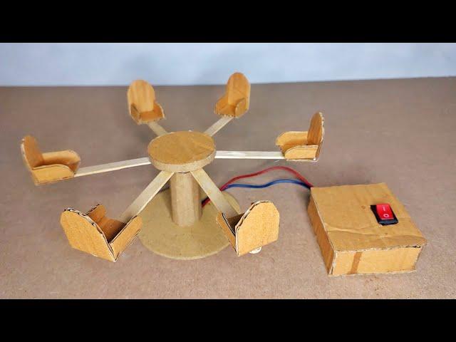 Make a amezing amusement park ride from cardboard