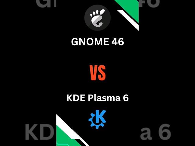 GNOME 46 vs KDE plasma 6 #linux #kdeplasma #kde #gnome