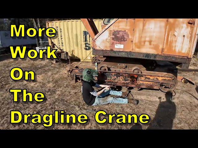 Working on More Repairs to the Bantam C35 Dragline Crane - Track Roller Removal and Disassembly