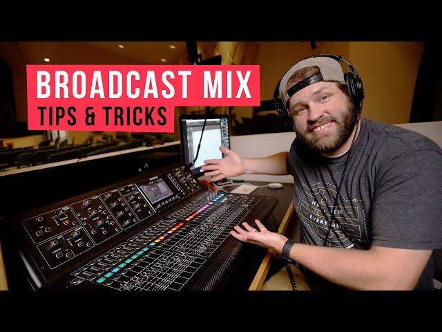 Broadcast Audio TIPS & Tricks - (Free Scene File for M32)