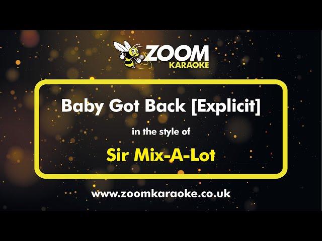 Sir Mix A Lot - Baby Got Back - Karaoke Version from Zoom Karaoke