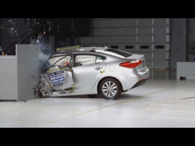 Terrifying car crashes: New crash test revealed by Insurance Institute for Highway Safety