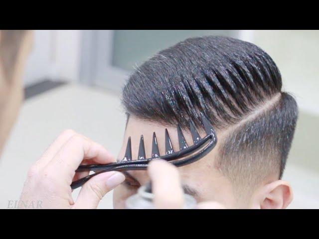 asmr haircut | Learn haircuts for men! asmr barber elnar hair tutorial