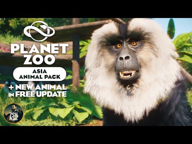 Planet Zoo Asia Animal Pack AND Free Update coming next week!