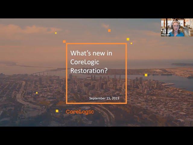 What's New in CoreLogic Restoration?