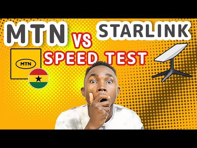 Starlink and MTN Speed Test in Ghana -  Which one downloads faster in Ghana!! 