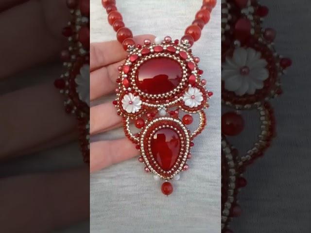 Авторское #колье #ручнаяработа #назаказ #авторскаяброшь #handmade #jewelryhandmade #handmadetatyana