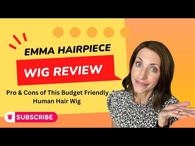 Emma Hairpiece BUDGET FRIENDLY Human Hair Wig! Cap Adjustments, Styling, & Hiding The Knots!