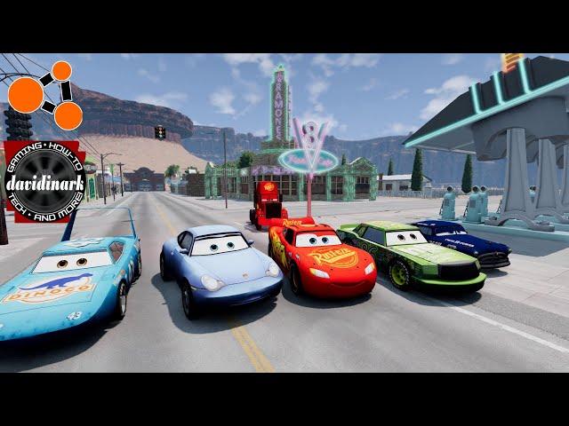 BeamNG Drive Radiator Springs - Beamng map mods car mods