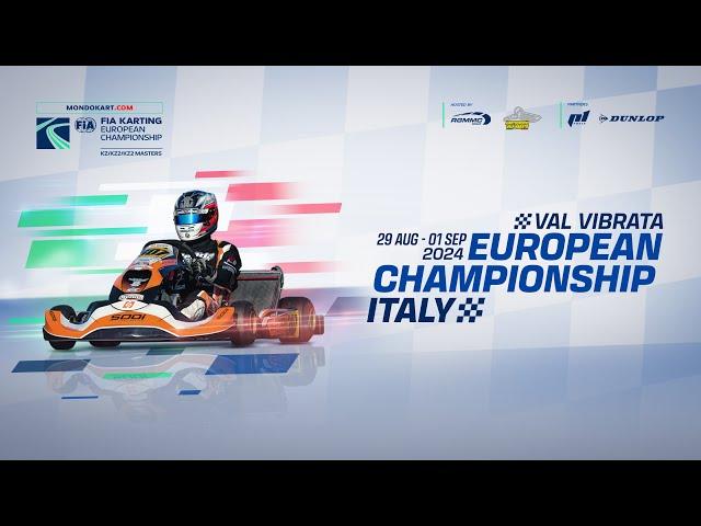 FIA karting European Championship 2024 KZ/KZ2/KZ2 Masters - Round 2 Val Vibrata (Sunday)