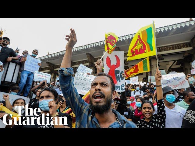 Sri Lanka police use teargas at protests over economic crisis