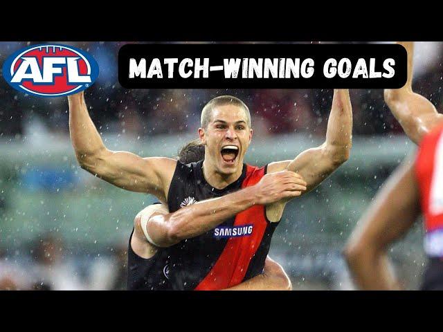 30 Minutes of Random AFL Match-Winning Goals