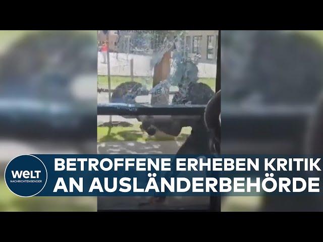 WUTAUSBRUCH IN MAGDEBURG: Asylbewerber zerstört Eingangsbereich der Ausländerbehörde