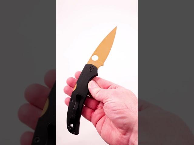 Spyderco Zirconium Based PVD Coatings - Gold