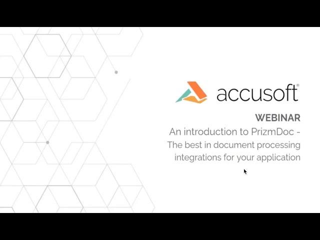 An introduction to PrizmDoc: the best in document processing integrations for your application