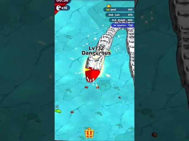 Snake Clash.io - How To Defeat Boss Lv.8000? | Snake Game Snake Battle #gaming #snake